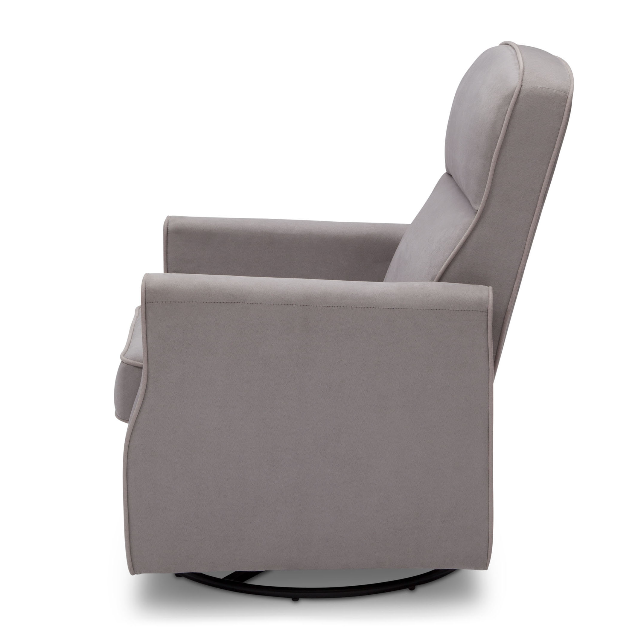 Delta Children Clair Slim Nursery Glider Swivel Rocker, Dove Gray photo 5