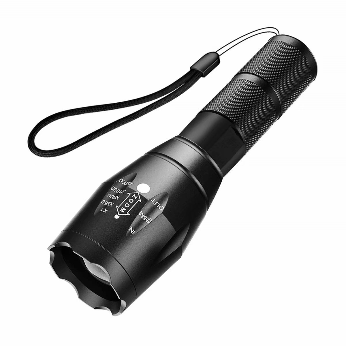 1200 Lumen Super Bright Handheld LED Flashlight with Adjustable Focus