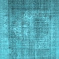 thumbnail image 1 of Ahgly Company Indoor Square Persian Light Blue Traditional Area Rugs, 6' Square, 1 of 4