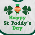 thumbnail image 4 of Inktastic Happy St Paddy's Day Boys or Girls Baby Bib, 4 of 4