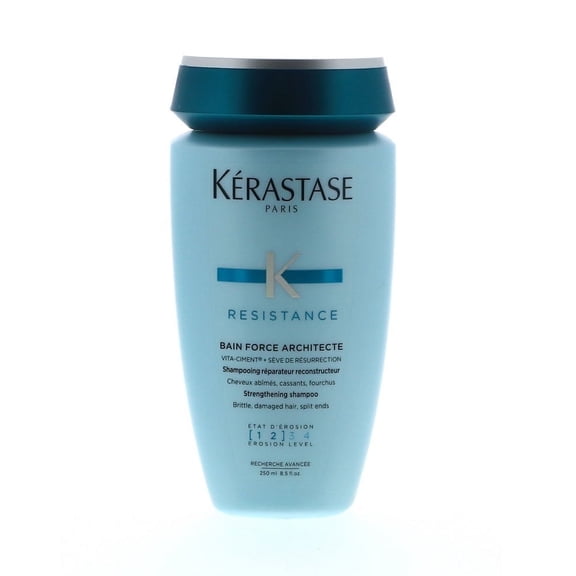 Kerastase Resistance Bain Force Architecte Shampoo, 8.5 Ounce