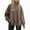 Coffee, variant on GigrtiJin Womens Fall Winter Knit Sweaters Round-Neck Long-Sleeved Solid Color Sweater Top Warm Comfy Loose Blouse