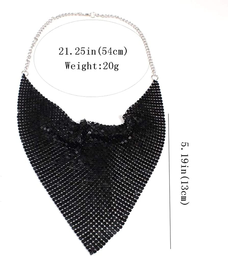 Metal Mesh Collar Necklace. Just For You!