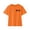 Orange, variant on Ruyang Kids Football T Shirt Tops Light Soft Short Sleeve Summer Clothes Tees Funny Casual Baby Toddler Unisex Trendy Sport Tops