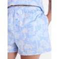 thumbnail image 5 of Joyspun Women's Woven Poplin Sleep Shorts, Sizes XS to 3X, 5 of 6
