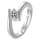 thumbnail image 1 of Anillo de la Rueda de la Fortuna Anillo de la Mujer Anillo Ajustable de moda y versátil de gama alta anillo abierto y brillante con ajustable anillo abierto de moda 1PCS, 1 of 8