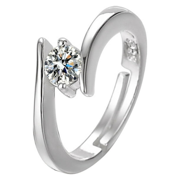 Anillo de la Rueda de la Fortuna Anillo de la Mujer Anillo Ajustable de moda y versátil de gama alta anillo abierto y brillante con ajustable anillo abierto de moda 1PCS