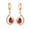Ruby, variant on New Women's 3cm Long 1.2cm Wide Seahorse Tail Gemstone Earrings Great Valentine's Day Gifts