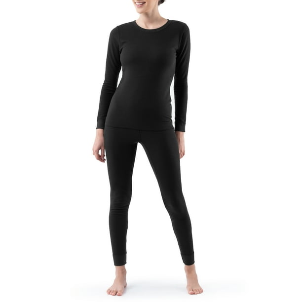 Fruit of the Loom Women's and Women's Plus Long Underwear Thermal Waffle  Top and Bottom Set - Walmart.com
