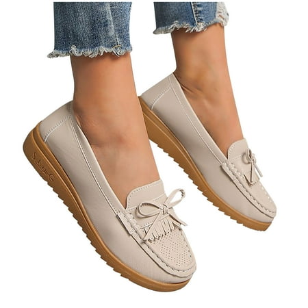 

Pejock Women s Loafers Womens Slip-Ons Sneakers Ladies Fashion Canvas Sneakers Slip-On Walking Flat Shoes Running Walking Flats Non Slip Comfortable & Light-Weight Shoes