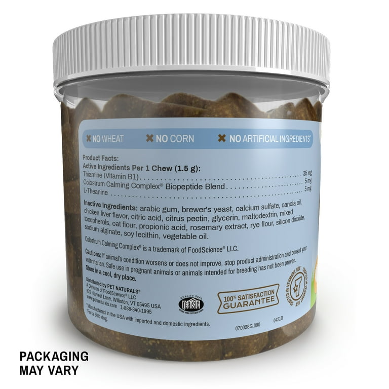 Pet naturals calming chews deals