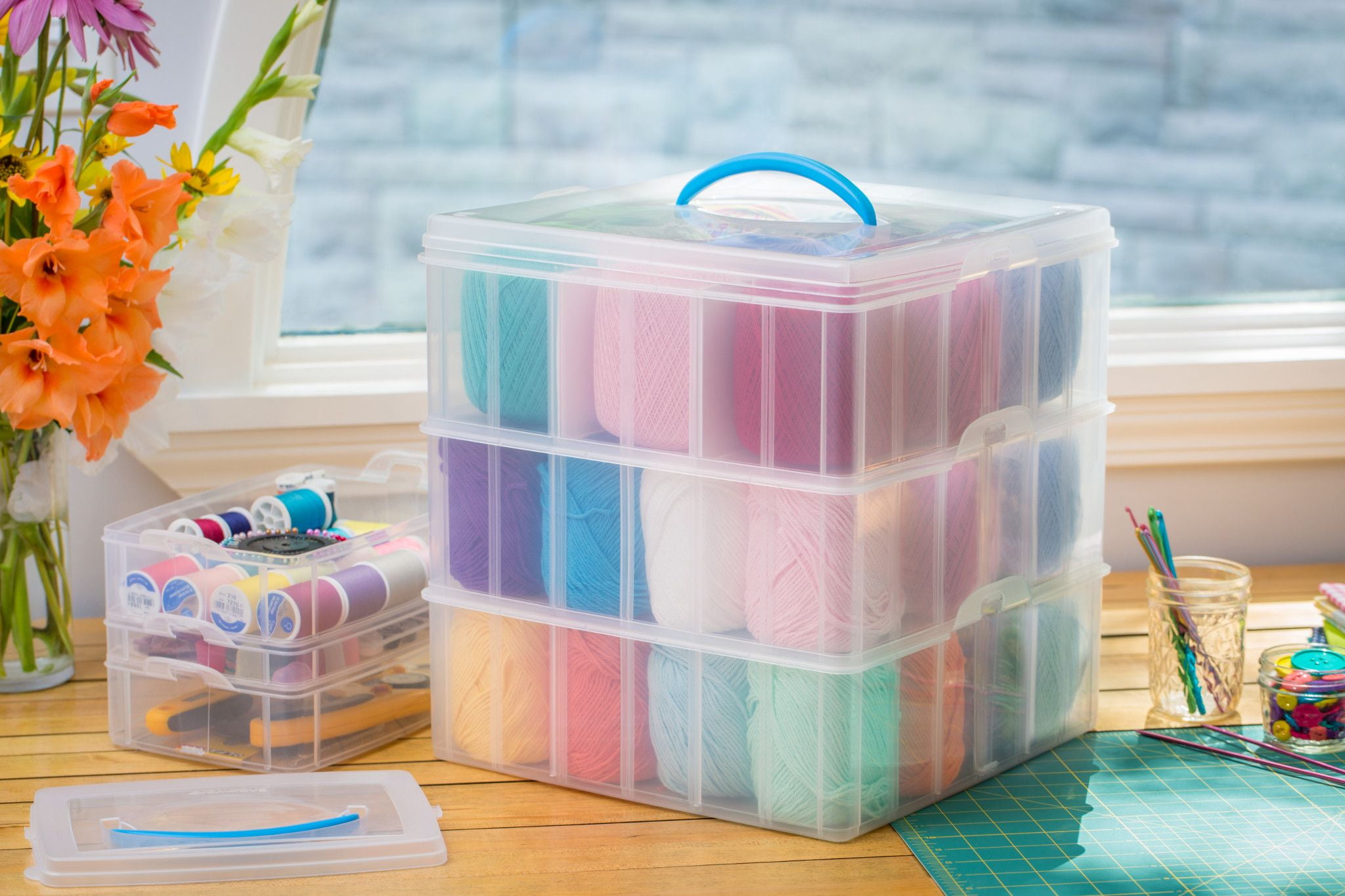 Our Snap 'N Stack 4 Layer 6x9 Storage Container is perfect for