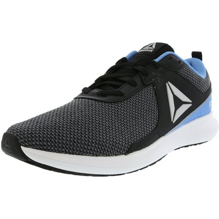 Reebok Women's Driftium Black / Blue White Silver Porcelain Ankle-High Mesh Running - 10M