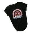 thumbnail image 3 of TAIAOJING Mommy and Me Matching Shirt Mommy T Sleeve Family Summer Short Tee Me For Women Blouse And Shirt Tops Clothes Casual Outfits Rainbow, 3 of 9