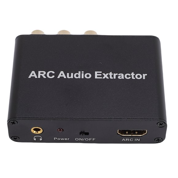 HD Multimedia Interface ARC Extractor, ARC Adapter 192KHz Aluminum Alloy High Performance Coaxial Optical for TV