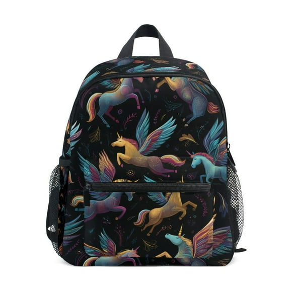 ALAZA Beautiful Unicorns Magic School Backpack Small Bookbag Mini Bags