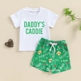 thumbnail image 2 of Okbabeha Toddler Baby Golf Outfits,Golf Shirt+Golf Shorts Girl Boy Golf Clothes Set Golf Birthday Clothing Summer, 2 of 7