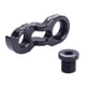 thumbnail image 4 of Extensor Patilla Cambio Trasero Desviador Trasero Extensión Suspensión de Negro Sunnimix Gancho de cola de bicicleta, 4 of 8