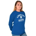 thumbnail image 4 of Chickens Make Me Happy Funny Country Long Sleeve TShirt Men Women Brisco Brands X, 4 of 6