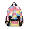 thumbnail image 3 of Pastel Wave Star Pattern Backpack for School,Cute School Bag,Schoolbag with Adjustable Shoulder Straps & Padded Back,15.25"x11.5"x5.25", 3 of 5