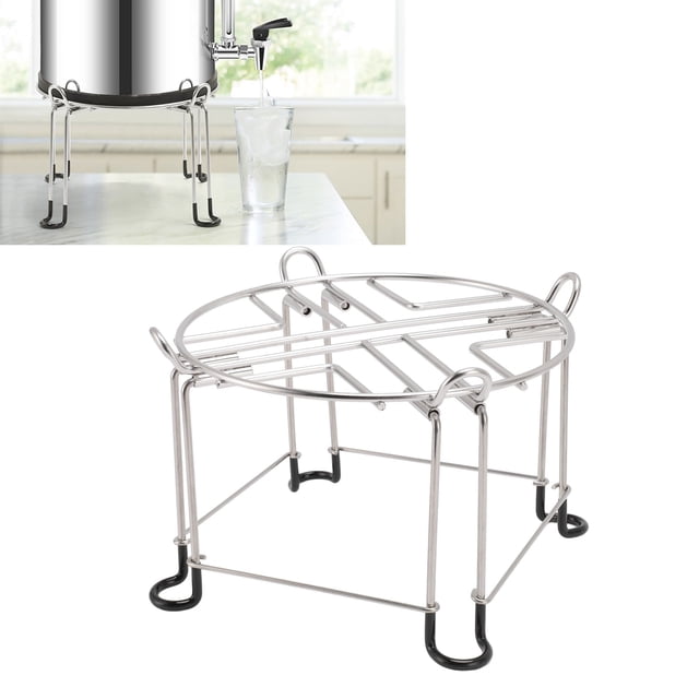Soporte Para Filtro De Agua, Soporte De Encimera De Acero Inoxidable Desmontable Antideslizante De 9 Pulgadas De Diámetro Para Dispensador De Agua Alimentado Por Gravedad