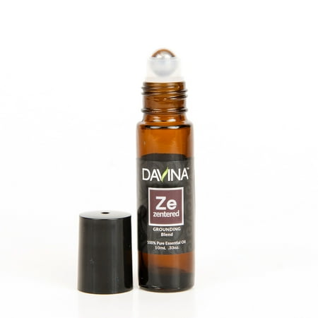 Zentered Grounding Therapeutic Grade Essential Oil Blend 10ml Roll-On Ready to Go! by Davina
