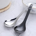 thumbnail image 3 of Lubelski Soup Spoon Food Grade Rust-proof Stainless Steel Thickening Soup Ladle Rice Spoon Cookware Utensil for Home, 3 of 8