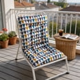 thumbnail image 6 of Uxgjfwu Fall Winter Backrest Cushion, Thickened Office Chair Cushion Set, Long Seat Cushion For Recliners Rocking Chairs, Home Comfort Support, 6 of 6
