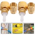 thumbnail image 2 of 2 uds accesorios de junta de manguera de agua accesorios de conector rápido de manguera de agua de 3/4 pulgadas, 2 of 4