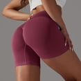 thumbnail image 5 of Fsgntruao Yoga Shorts for Women High Waisted Gym Workout Athletic Yoga Shorts with Pocket Seamless Sports Running Butt Lifting Shorts Sets Booty Fitness Dance Volleyball Summer Shorts Pants, 5 of 6