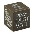 thumbnail image 2 of 3" Black 3D Contemporary Decorative Tabletop Block with Grateful Heart Design, 2 of 4