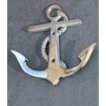 thumbnail image 2 of Sleek Aluminum Nautical Coastal Sea Sailor Ship Anchor 2-Peg Double Wall Hooks, 2 of 10