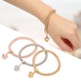 thumbnail image 1 of Pulseras con dijes, 3 pulseras de palomitas de maíz, pulsera elástica de aleación, pulseras de palomitas de maíz, solución innovadora Jadeshay A, 1 of 8