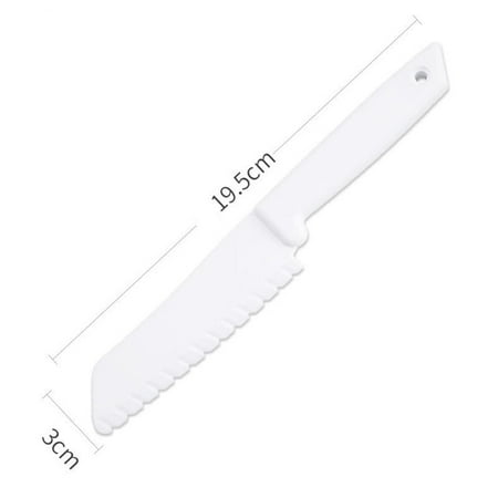 

SHUNXIN Kid Plastic Kitchen Knife Set Children s Safe Cooking Chef Nylon Knives For Fruit Bread Cake Salad Lettuce Knife