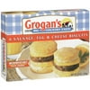 Grogan's Sausage, Egg & Cheese Biscuits, 12 Oz.