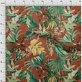 thumbnail image 4 of oneOone Cotton Cambric Brown Fabric Floral & Leaves Sewing Fabric By The Yard Printed Diy Clothing Sewing Supplies 56 Inch Wide, 4 of 6