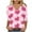 zi-Pink, variant on fartey Women's 3/4 Length Sleeve Tops Plus Size Valentine Day T-Shirts Cute Funny Love Heart Print Pullover Shirts Casual V Neck Lightweight Soft Gifts Tshirts Tee, S-5XL