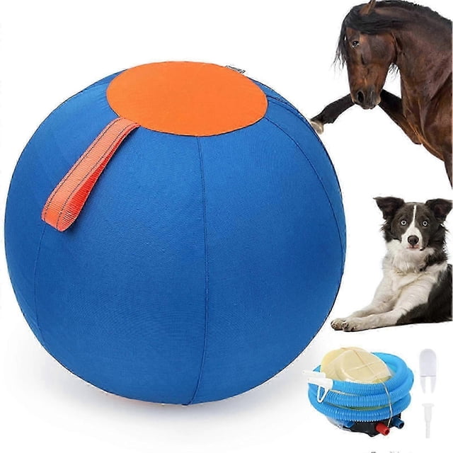 Thick Durable Anti-burst Training Balls For Horses Cattle And Dogs With Scratch-resistant Surface And Sensory Stimulating Features