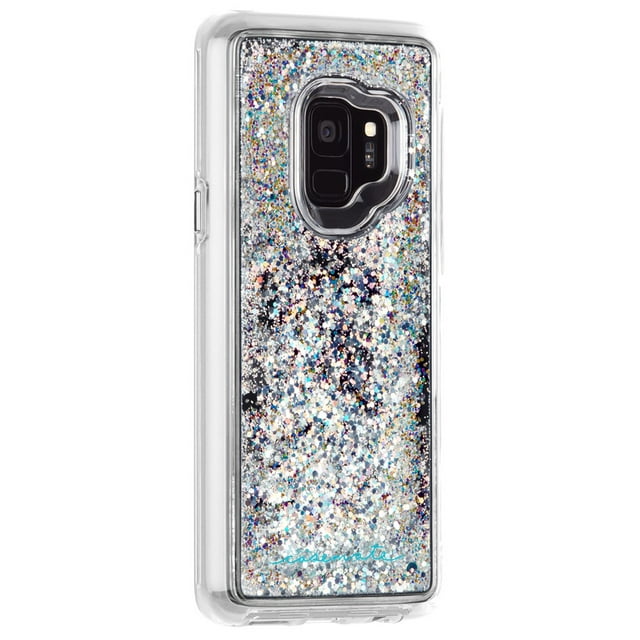 Case-Mate - Samsung Galaxy S9 Case - WATERFALL - Cascading Liquid Glitter - Protective Design - Iridescent