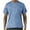 008 Blue, variant on Fanxing Big And Tall Shirts Big and Tall T-Shirt Mens Workout Shirts Summer Crewneck Tops Short Sleeve Solid Color Tee Shirt Blue,XXL