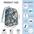 thumbnail image 5 of Floral Flowers Everyday Backpack for School College Teens Adults, Large Capacity Bookbag with Laptop Compartment, Durable Commuting Travel Backpack, Sunflower Print Unisex Gift Idea for Work, 5 of 5