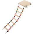 thumbnail image 4 of Miangastore 1Pack Multi Colored Bird Ladders for Cage with Teeth Grinding Function, 4 of 8
