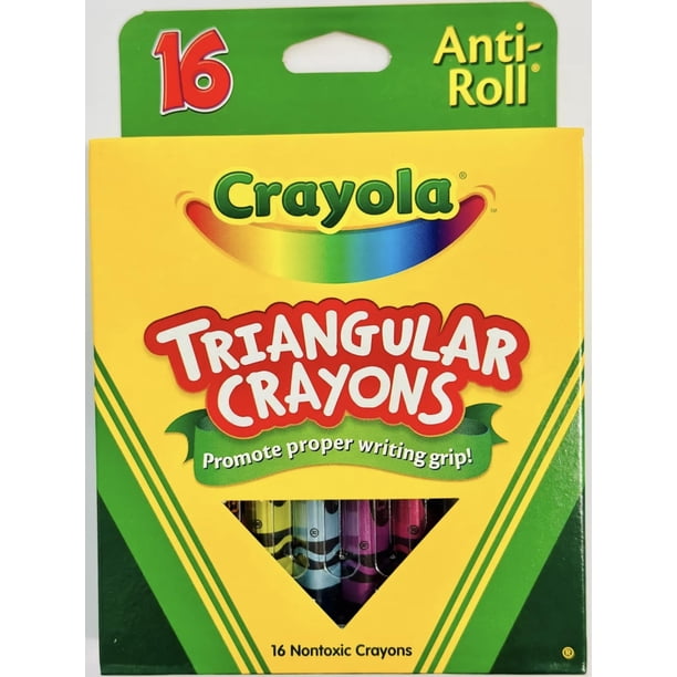 Crayones antivuelco triangulares Crayola