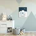 thumbnail image 2 of Stupell Industries Reach for Moon Phrase Night Sky Clouds,24 x 30,Designed by Elizabeth Tyndall, 2 of 6