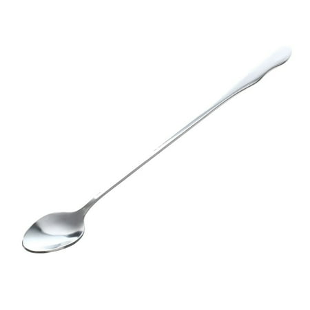 

10 Stainless Steel Long Handle Scoop Teaspoon