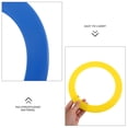 thumbnail image 3 of UPKOCH 3Pcs PP Juggling Rings 9.45X9.45X0.08In Portable Design For Physical Fitness Improvement Beginners, 3 of 8