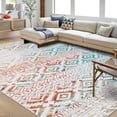 thumbnail image 2 of ZACOO 8' x 10' Rugs Non Slip Floor Carpet for Nursery Dining Room Boho Machine Washable Rug, Multi, 2 of 7