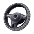 thumbnail image 2 of Cauagu Video Game Print Car Steering Wheel Cover - Universal Car Accessory for Diverse Cars for Steering Wheel with a Diameter of 14.5"-15", 2 of 7