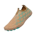 thumbnail image 3 of Barefoot Shoes for Women Lightweight Non-Slip Grounding Barefoot Footwear with Wide Toe Box Breathable Flexible Sole Women’s Hiking Trail Running Water Everyday Outdoor Shoes,Khaki 41, 3 of 4