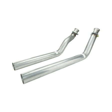 Pypes Performance Exhaust DGU15S Exhaust Manifold Down Pipe; 3 Bolt; Hardware Not Incl.; Natural 409 Stainless Steel;